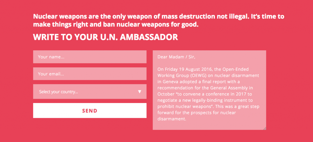 Write to your U.N. Ambassador